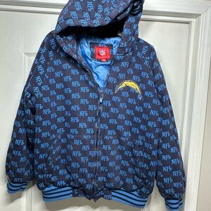 NFL Los Angeles Chargers Blue Logo Jacket